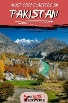 best glaciers in Pakistan pinterest image