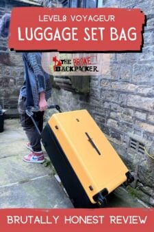 level 8 voyager luggage review pinterest image