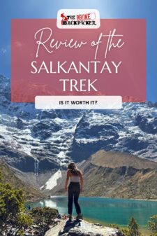 Salkantay trek review pinterest image