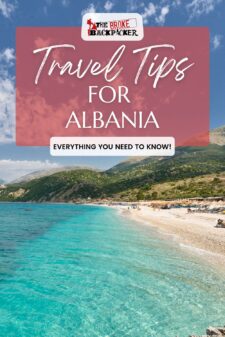 albania travel tips pinterest image
