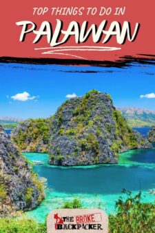 things to do in Palawan Philippines pinterest image