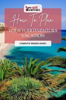 plan a trip to fuertaventura pinterest image