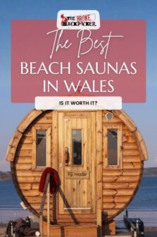 best beach saunas in wales pinterest image