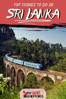 Things to do in Sri Lanka pinterest image