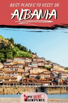 Best places to visit in Albania Pinterest image