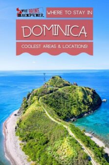 where to stay in Dominica pinterest image