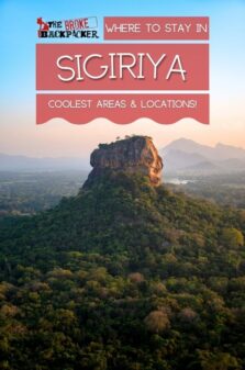 where to stay Sigiriya pinterest image