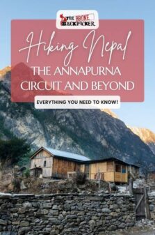 The Annapurna Circuit and Beyond: Ultimate Guide to Hiking in Nepal Pinterest Image