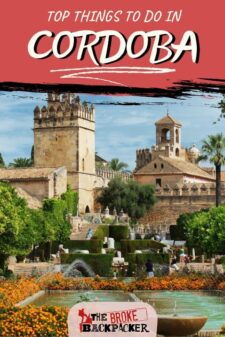 Things to do Cordoba Spain Pinterest image