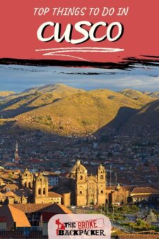 Things to do in Cusco Pinterest image