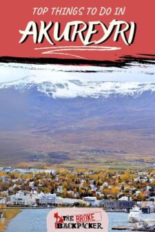 Things to do in Akureyi, Iceland Pinterest image