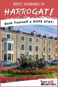 Best Airbnb in Harrogate Pinterest Image