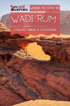 where to stay in Wadi Rum pinterest image