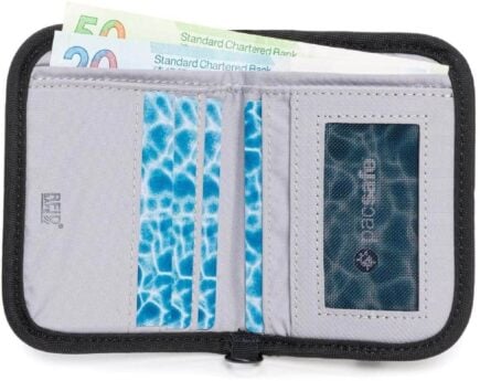 Pacsafe RFIDsafe V50 RFID Blocking Bi-Fold Wallet