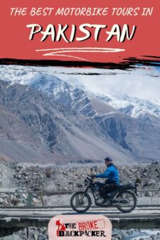 Pakistan motorbike tours pinterest image