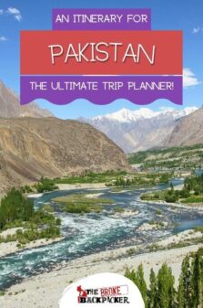 Pakistan itinerary pinterest image