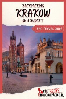 backpacking in krakow travel guide pinterest image