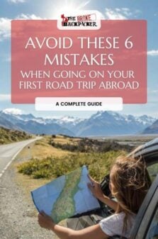 avoid these mistakes road trip pinterest image