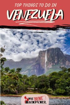 best thing to do in Venezuela pinterest image