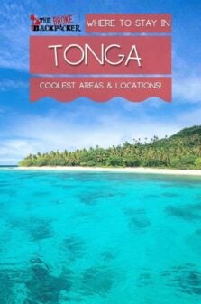 where to stay in Tonga pinterest image
