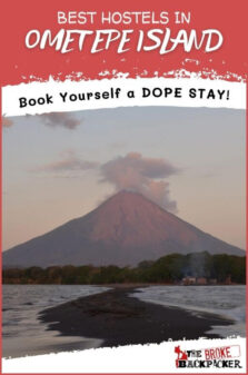 best hostels in Ometepe island nicaragua pinterest image