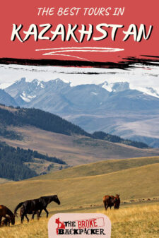 best tours in kazakhstan pinterest image