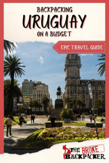 backpacking Uruguay travel guide pinterest image