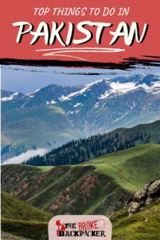 Things to do in Pakistan pinterest image