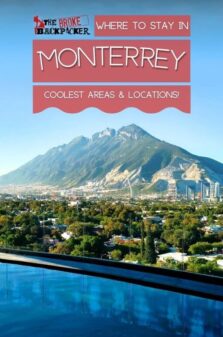 where to stay in Monterrey Mexico pinterest image
