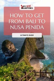 how to get from bali to nusa penida pinterest image