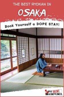 Best Ryokans in Osaka pinterest image