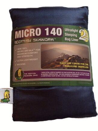 Scottish Silkworm Micro-Art Silk Sleeping Bag Liner