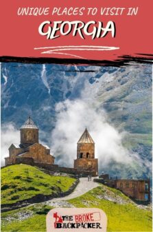 best places to visit in Georgia pinterest image