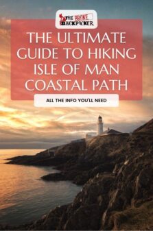 Hiking the raad ny foillan isle of man coastal path pinterest image
