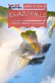 Where to stay Iguazu Falls pinterest image