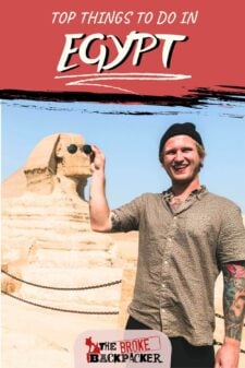 Things to do in Egypt pinterest image