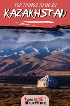 things to do in Kazakhstan pinterest image