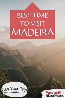 best time to visit Madeira pinterest image
