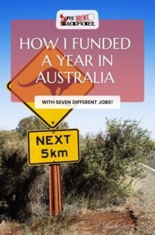 working in australia as a backpacker pinterest image