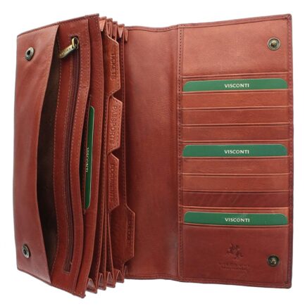 Visconti Leather Travel Organiser Wallet