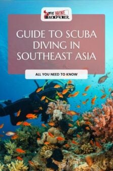 scuba diving in southeast asia pinterest image