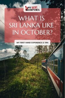 Sri Lanka in October pinterest image