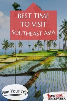 best time to visit southeast Asia pinterest image